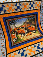 Custom Tractor Panel Quilt